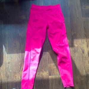 pink leggings